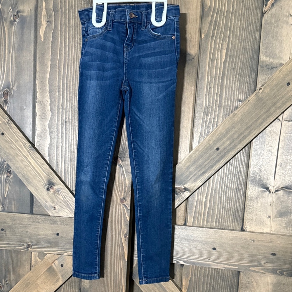 GIRLS 6X Celebrity Pink Dark Blue Girls Skinny Jeans